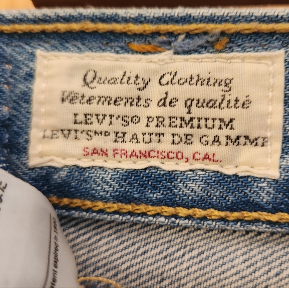 Levis 501 original blue jeans - women size 27x26 - Picture 10 of 11